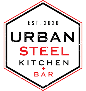 urban steel kitchen and bar logo